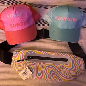 Colorful Kids Fanny Pack and Hat Set